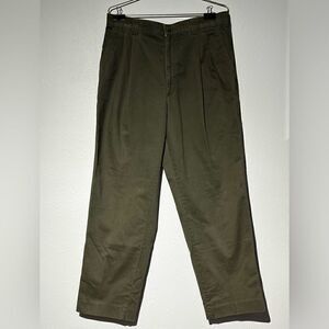 Chino cropped pants, Army Green
